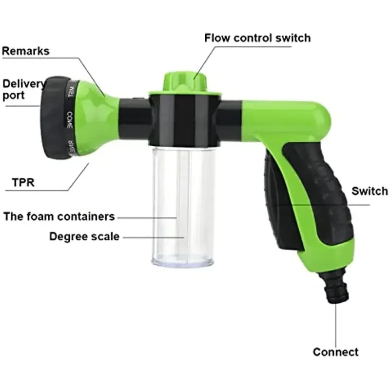 Hose Nozzle Attachment Foam Gun